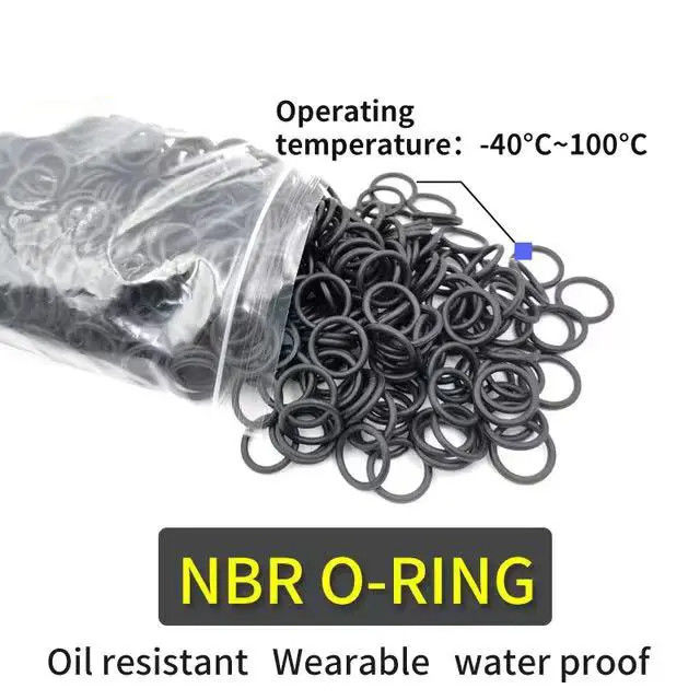 Silicone FKM EPDM NBR O Anelli, sigillo di gomma nitrile O anello Diverse dimensioni