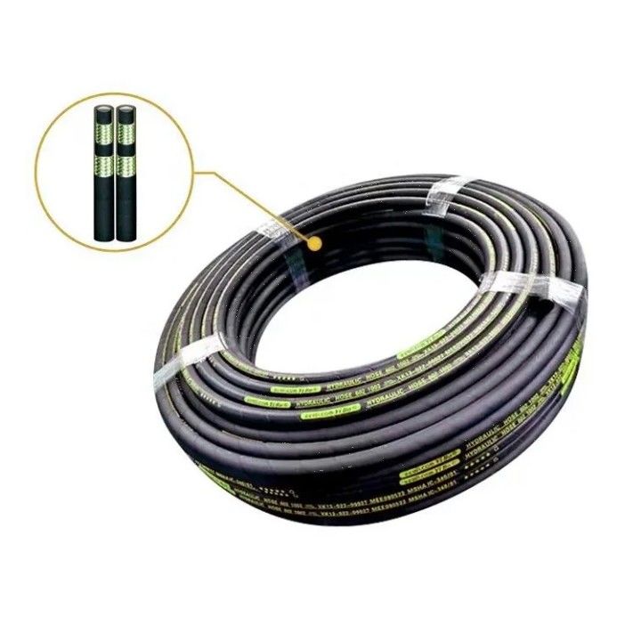 Macchina per il crimping tubo idraulico En853 1sn con strato esterno nero e strato interno resistente all'olio