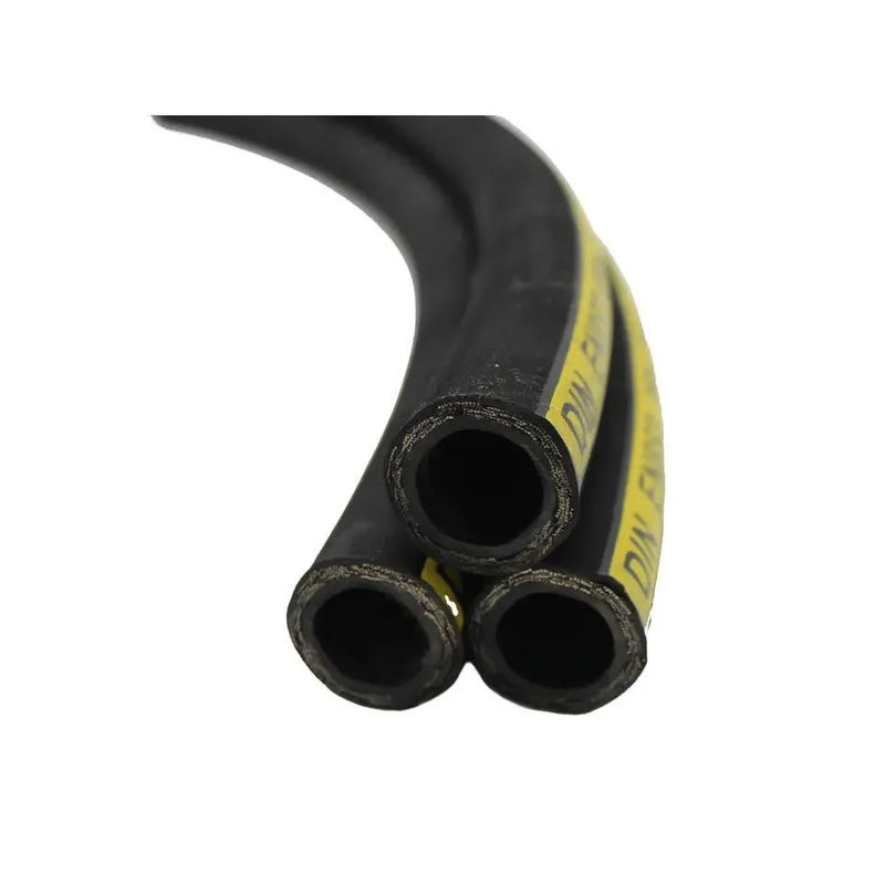 Macchina per il crimping tubo idraulico En853 1sn con strato esterno nero e strato interno resistente all'olio