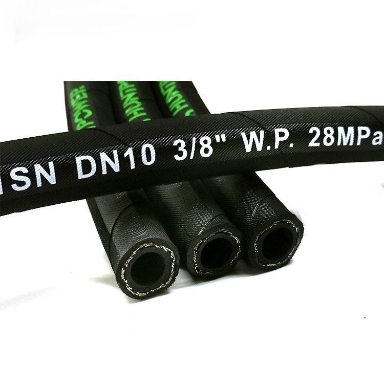 Alta pressione 3/8 1sn Cornice tubo idraulico SAE 100r1 En853 Pressione olio combustibile industriale tubo tubo idraulico