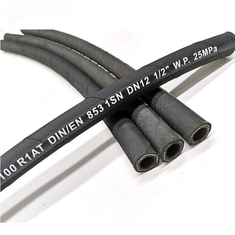 Alta pressione 3/8 1sn Cornice tubo idraulico SAE 100r1 En853 Pressione olio combustibile industriale tubo tubo idraulico