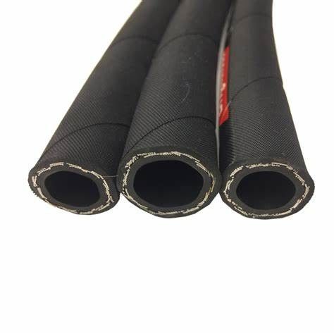 Flessibile DIN EN853 1SN tubo di gomma intrecciato con filo d'acciaio per olio idraulico biodegradabile